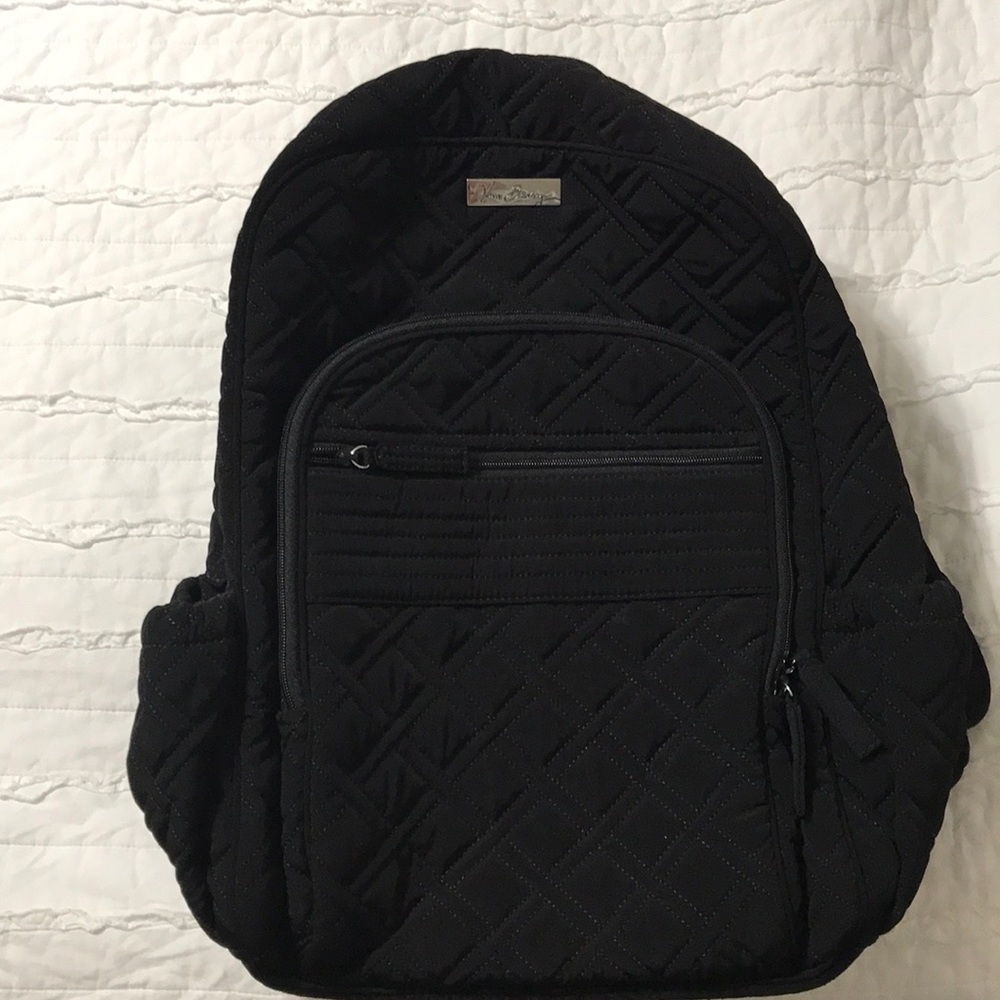 Black Quilted Vera Bradley Bookbag